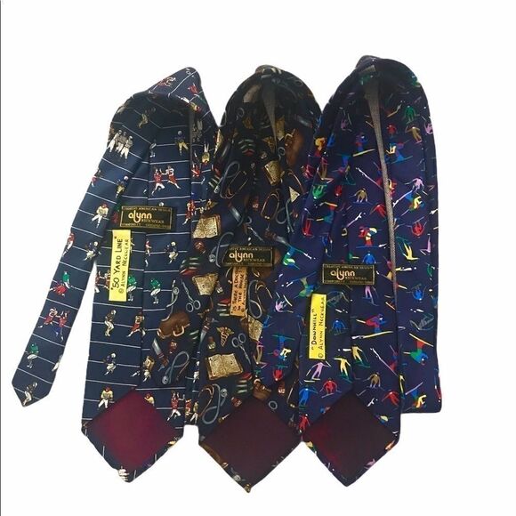Alynn Neckwear Silk Ties (Lot of 3) - Picture 2 of 11